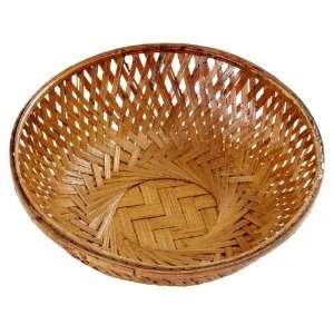   friendly handmade bamboo round basket   EDINCA0018: Everything Else