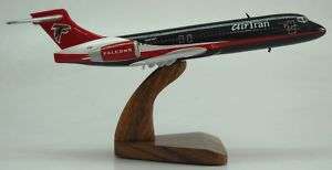 717 AirTran Atlanta Falcons Boeing 717 Airplane Wood Model Big 