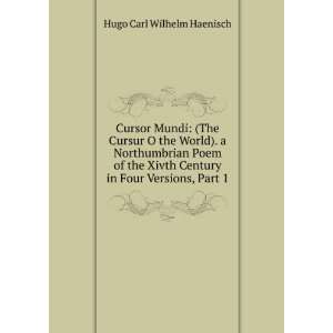   Century in Four Versions, Part 1: Hugo Carl Wilhelm Haenisch: Books