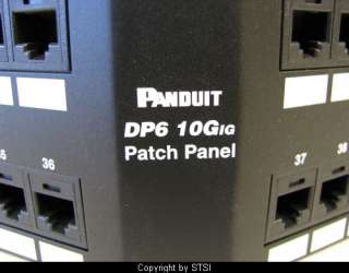 Panduit DPA486X88TG 48 Pt Cat6A Patch Panel 10Gig ~STSI 074983659111 