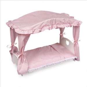  Doll Canopy Bed: Toys & Games