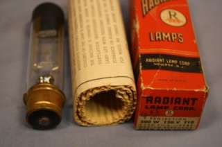 Vintage Radiant Projector Lamp Light Bulb  