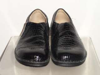   Comfort Women Newport Black Patent Leather Loafers Shoe Shoes Size 36