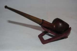 Vintage LONGCHAMP Estate pipe/leather   Made in France  
