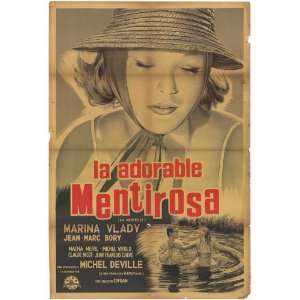 Adorable Liar (1962) 27 x 40 Movie Poster Spanish Style A  