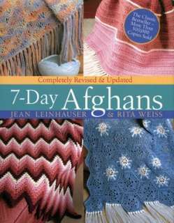   7 Day Afghans by Jean Leinhauser, Sterling 
