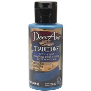    Deco Art Traditions Acrylics 3 Oz Cerulean Blue