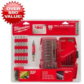 Milwaukee 55 Piece Drill and Drive Set 48 32 8002 NEW  