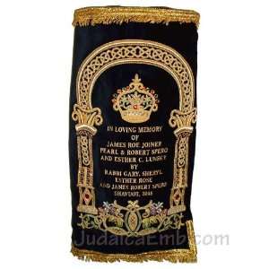 Indian Design Torah Mantle Black 