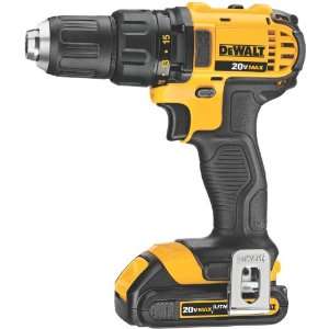 DeWalt DCD780C2 20 Volt Max Li Ion Compact 1.5 Ah Drill / Driver Kit 