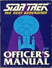 Star Trek Next Generation OFFICERS MANUAL 1988 FASA 20