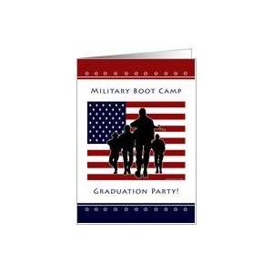  Military Boot Camp Graduation Party Invitation Card: Toys 