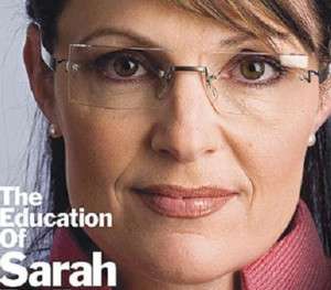 Sarah Palin Clear Rect Frameless Reading Glasses +4.00  