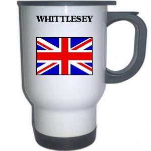  UK/England   WHITTLESEY White Stainless Steel Mug 