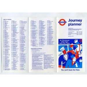 London Underground Journey Planner December 1993