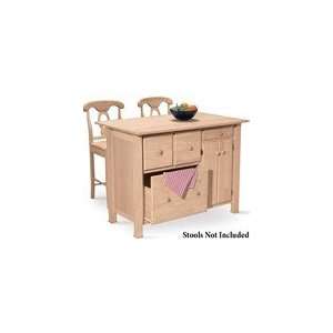 Whitewood 499B Kitchen Island With Counter:  Home & Kitchen