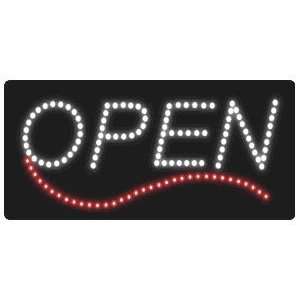  L7010   White Open LED Sign: Office Products