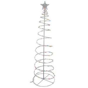  Tree White 6  Tall White Wire 100 Multi LED Lights: Home & Kitchen