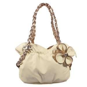   Double Handle Leatherette Satchel Bag Handbag Purse 
