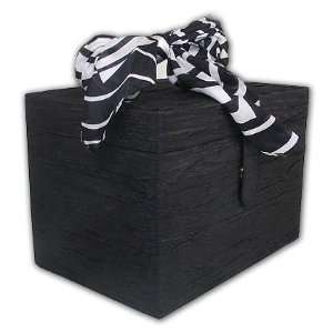   Beautiful Black And White Ribbon Spacious Jewelry Box: Everything Else