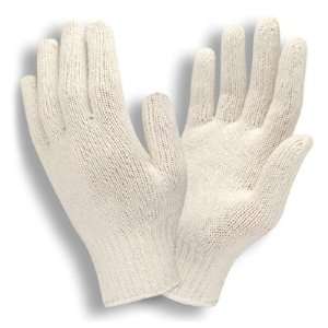 Standard Weight Nylon White Machine Knit Gloves(QTY/12):  
