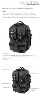 MATIN SLR DSLR Camera Backpack Rucksack Bag (Black) NEW  