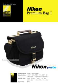 NIKON Premium Bag1 SLR DSLR Camera Bag D90/D3000/D5000  