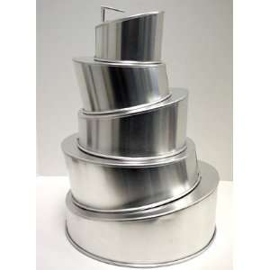  WHIMSICAL TOPSY TURVY CAKE PANS / MOLDS SET OF 5: Kitchen 