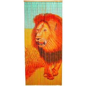 Asli Arts Model BCPLI803 African Lion Painted Bamboo 