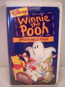Disney Winnie The Pooh Spookable Pooh VHS Tape 786936678338  