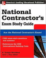 National Contractors Exam Study Guide, (007148907X), R. Woodson 