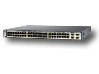 Cisco Catalyst 3750G 48 Port Switch WS C3750G 48TS S  
