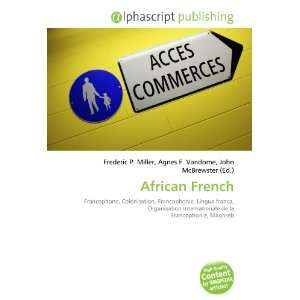  African French (9786132677020) Books