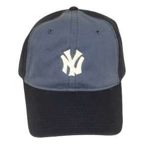  MLB NEW YORK YANKEES NAVY BLUE COTTON HAT CAP ADJ NEW 
