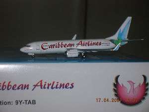 Phoenix 1:400 Air Caribbean Airlines B737 800 Winglet  