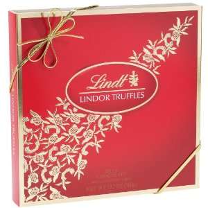 LINDOR Truffles Lace Box (Red): Grocery & Gourmet Food