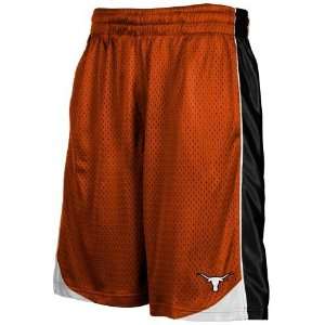  Texas Longhorns Burnt Orange Vector Workout Shorts: Sports 