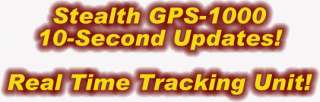 Covert GPS Stealth 10 Sec Tracking System  