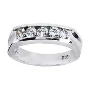   Diamond Wedding Band Ring in Platinum in size 8 AGK Diamonds Jewelry