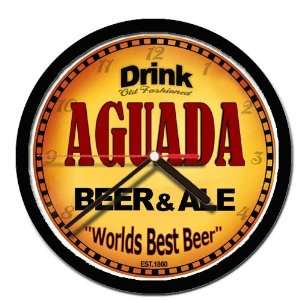  AGUADA beer and ale wall clock: Everything Else