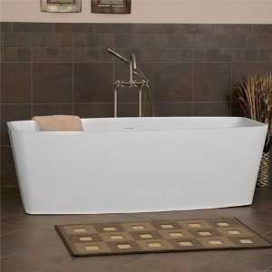 67 Agustin Freestanding Resin Air Bath Tub   With Overflow (includes 
