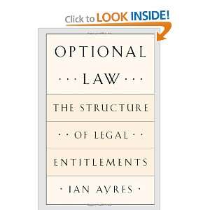   Law The Structure of Legal Entitlements [Hardcover] Ian Ayres Books