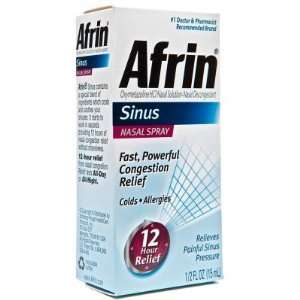  Afrin  Sinus 12 Hour Nasal Spray, .5oz Health & Personal 