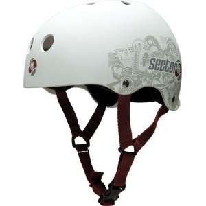  Sector 9 Mosh Pit White Medium Skateboard Helmet Sports 