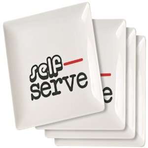  Salt&Pepper Party 6 Inches Self Serve Square Appetizer 