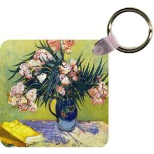 Van Gogh Art Still Life with Oleander Art Key Chain   Ideal Gift for 