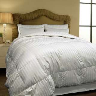 OVERSIZED 500 THREAD COUNT 600 FILL POWER FLUFFY WHITE DOWN TWIN SIZE 