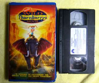 THE WILD THORNBERRYS MOVIE Nickelodeon VHS Full Length Feature Film 