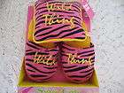 Wild Thing Girls Zebra Slippers Size 13 1 NEW  