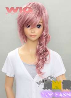Lightning Long Pink Cosplay Fashion Wig 60CM  
